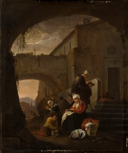 Thomas Wyck - Almsgiving Cat611