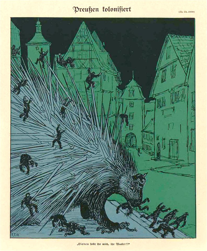 Thomas Theodor Heine - Prussia colonized