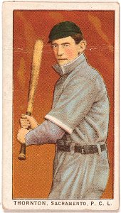 Thornton, Sacramento Team, baseball card portrait LCCN2007685584