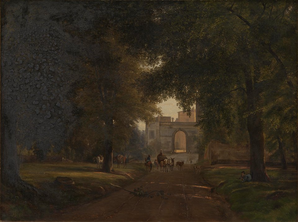 Thorald Brendstrup - Outside Ariccia - KMS1224 - Statens Museum for Kunst
