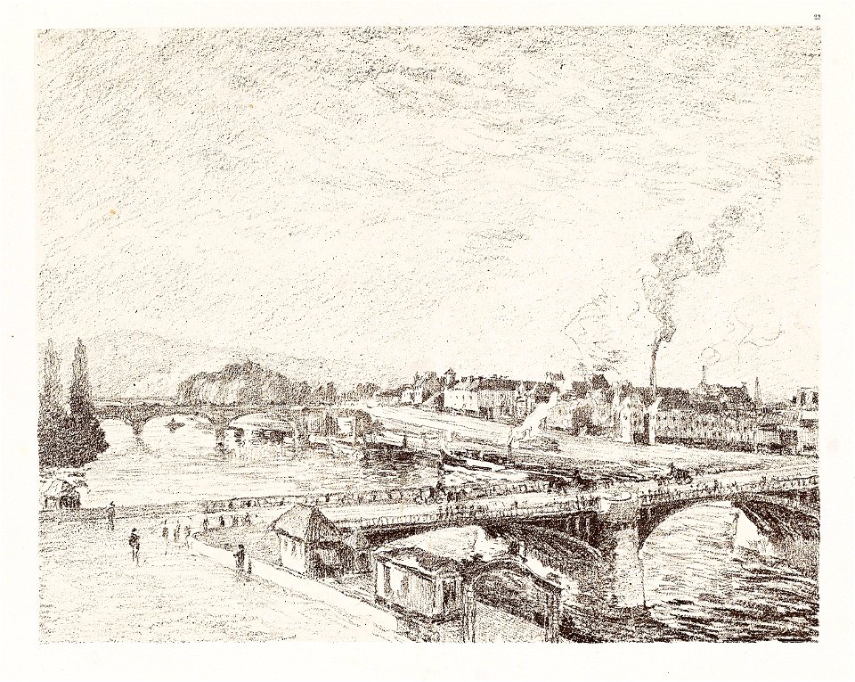 Thornley after Pissarro Ponts a Rouen