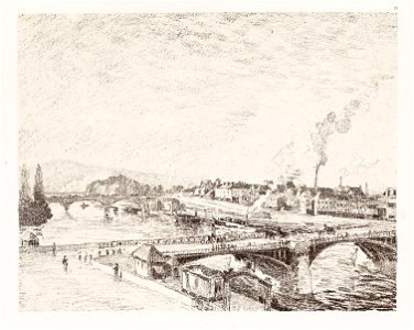 Thornley after Pissarro Ponts a Rouen