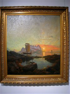Thorolf Holmboe - Nordlandsjekt I Midnattssol - IMG 9328
