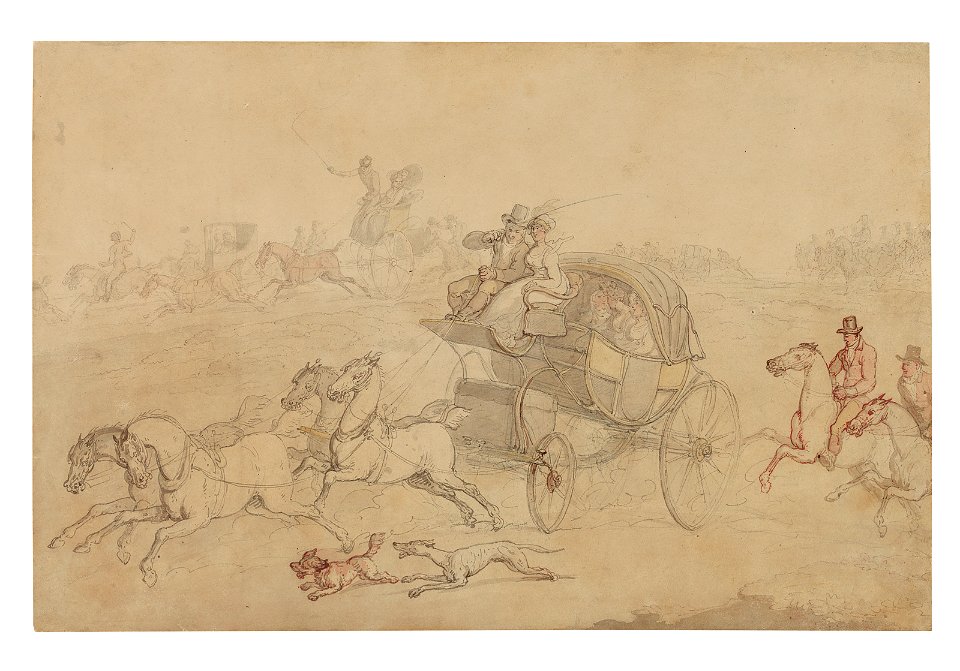 Thomas rowlandson to ascot and from ascot094802)