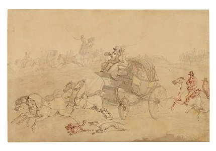 Thomas rowlandson to ascot and from ascot094802)