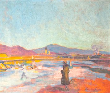 Pair of Figures outside Žažar by János Thorma