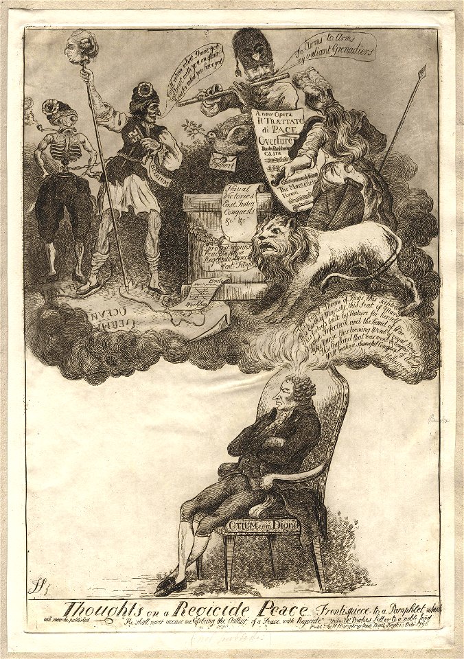 Thought on a regicide peace' (Edmund Burke) by Hannah Humphrey