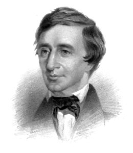 Thoreau Excursions frontispiece 1863