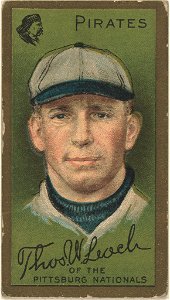 Thomas W. Leach, Pittsburgh Pirates, baseball card portrait LCCN2008677404