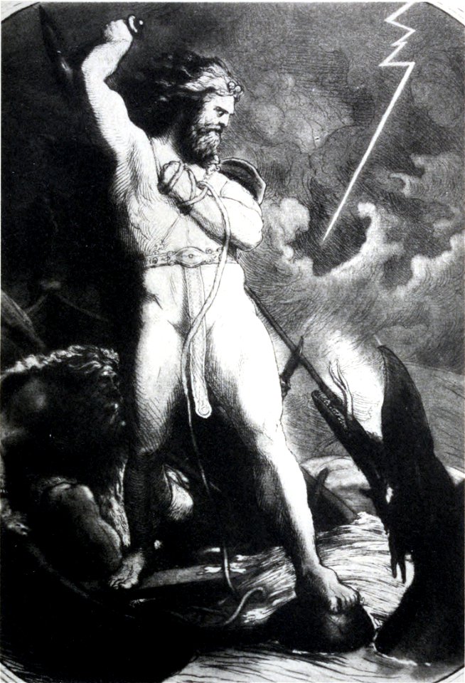 Thor, Hymir and the Midgard Serpent