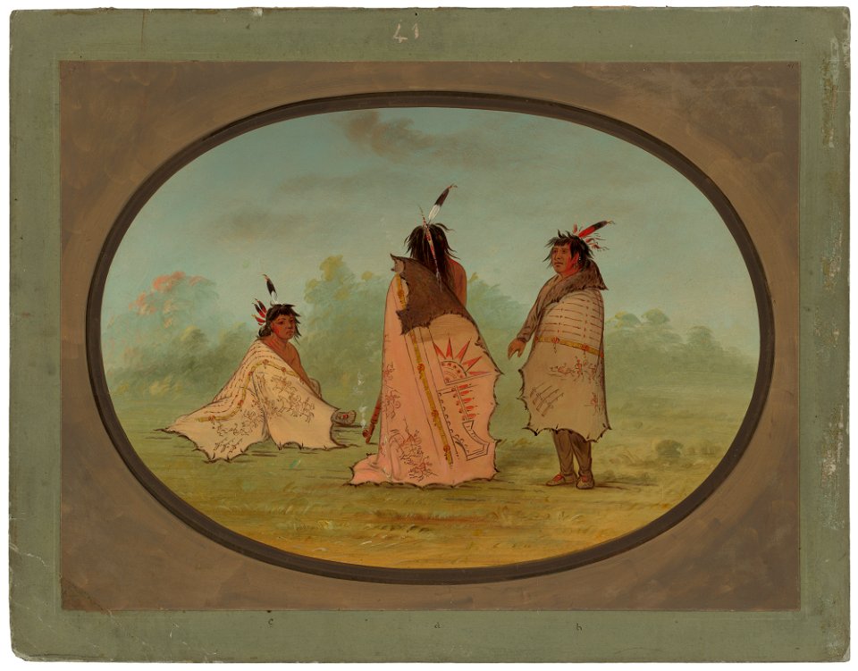 Three Blackfoot Men C16271