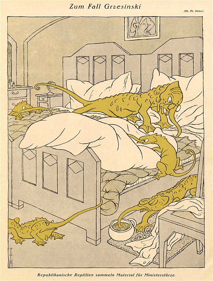 Thomas Theodor Heine - The case Grzesinski