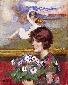 Thorma Lady with a Bunch of Flowers