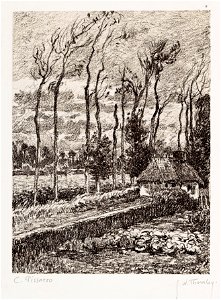 Thornley after Pissarro Paysage a Varengeville