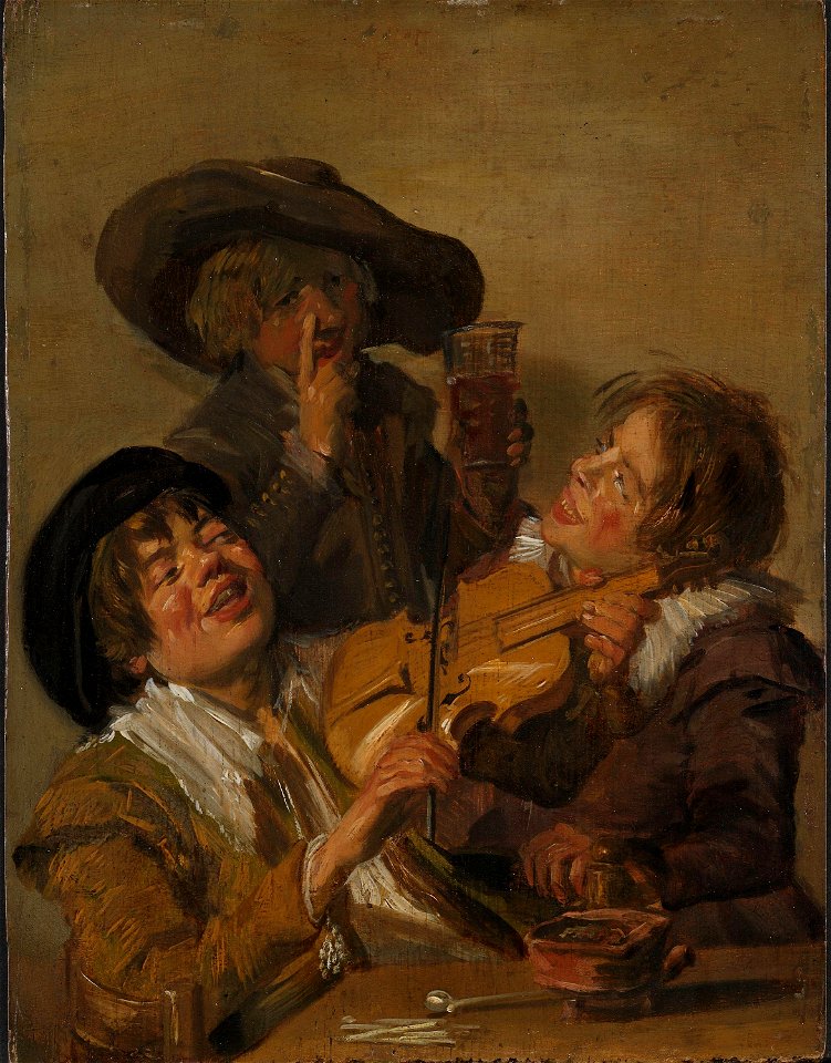 Frans miljø av Hals - Three merry boys - NG.M.01388 - National Museum of Art, Architecture and Design