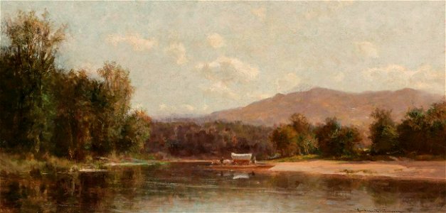 Crossing the River by Alfred Wordsworth Thompson