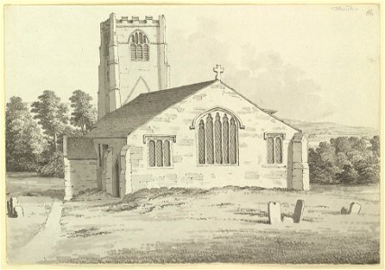 Thornton Church by Samuel Hieronymus Grimm 1773