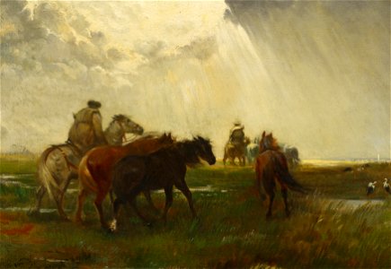 Otto von Thoren - In der Puszta (1863)