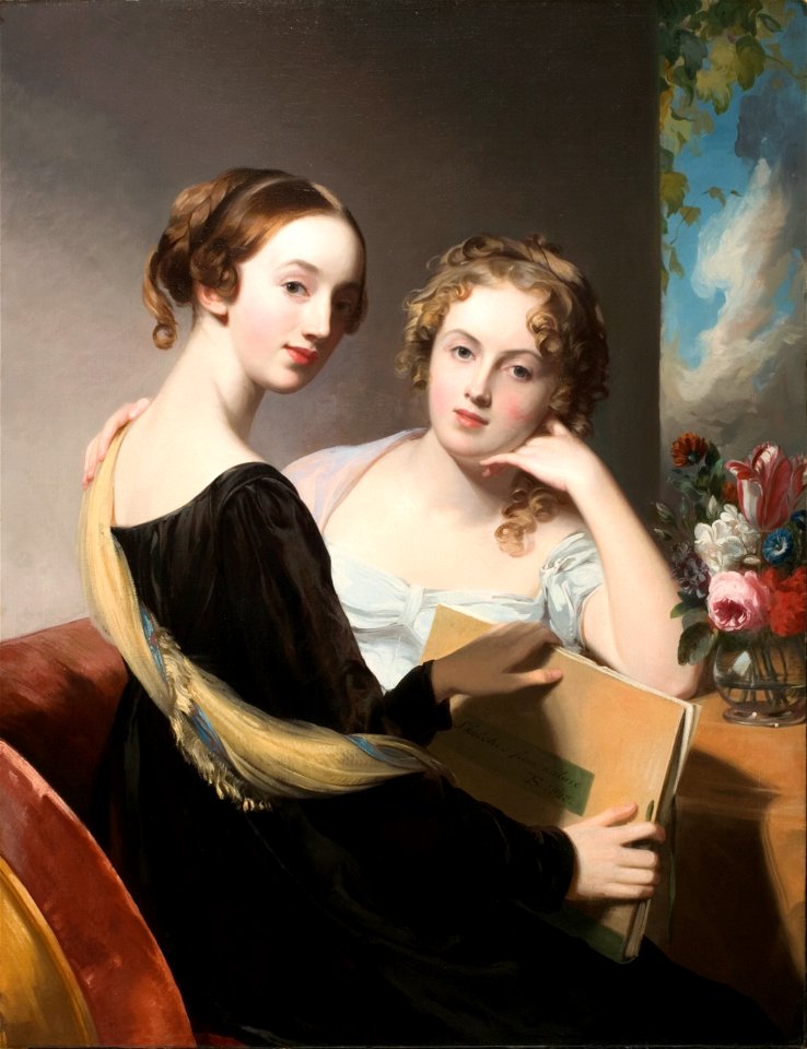 Thomas Sully Portrait of the Misses Mary and Emily McEuen LACMA M2008 222 2