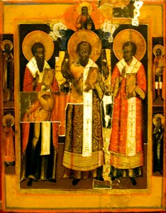Three Saint Hierarchas, Pantocrator