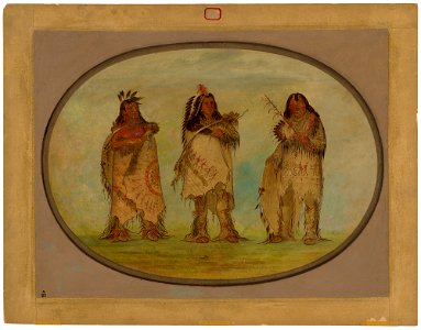 Three Distinguished Warriors of the Sioux Tribe C16160