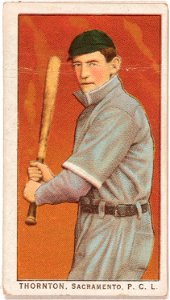 Thornton, Sacramento Team, baseball card portrait LCCN2007685584