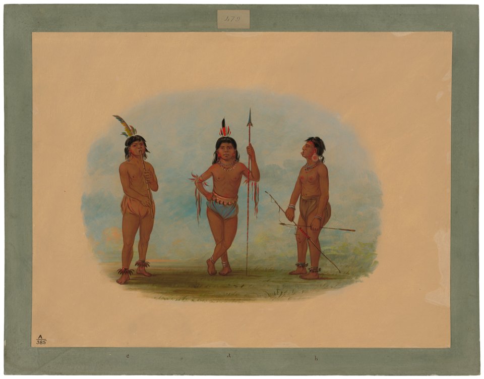 Three Young Tobos Men C17027