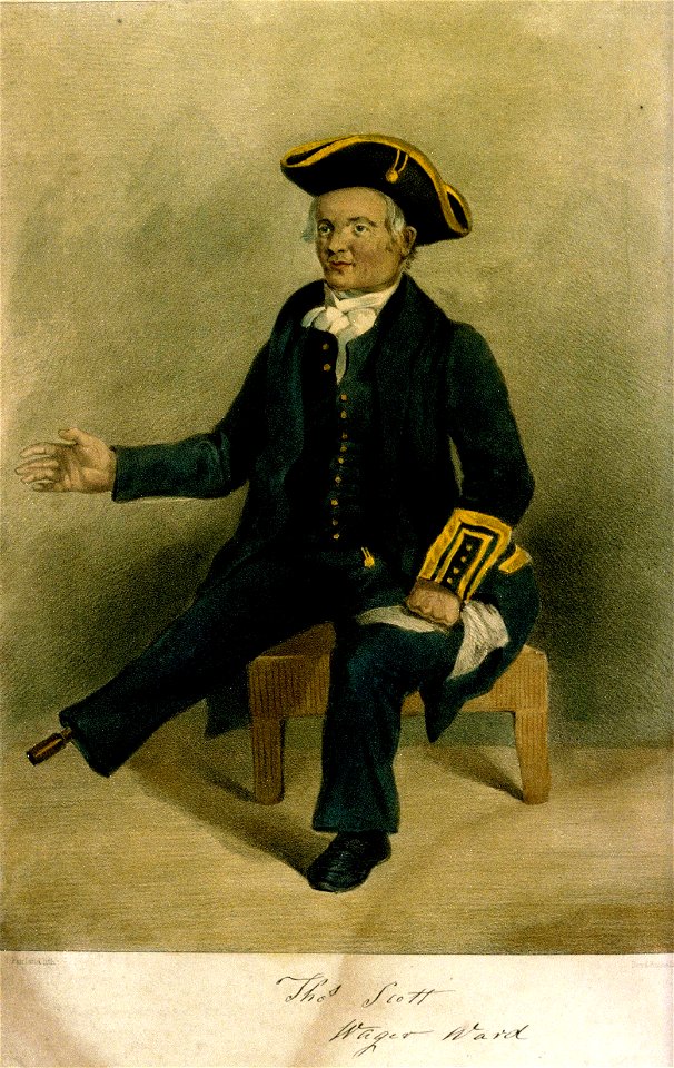 Thos Scott (of the) Wager Ward (at Greenwich Hospital) RMG PU3532