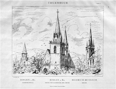Thurmbuch Tafel 003 Bingen am Rhein Biebrich-Mosbach