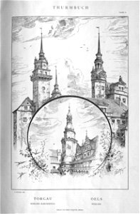 Thurmbuch Tafel 008 Torgau Schloss Hartenfels Oels Oleśnica Schloss