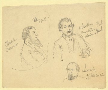Three bust portraits including news papermen LCCN2004661076
