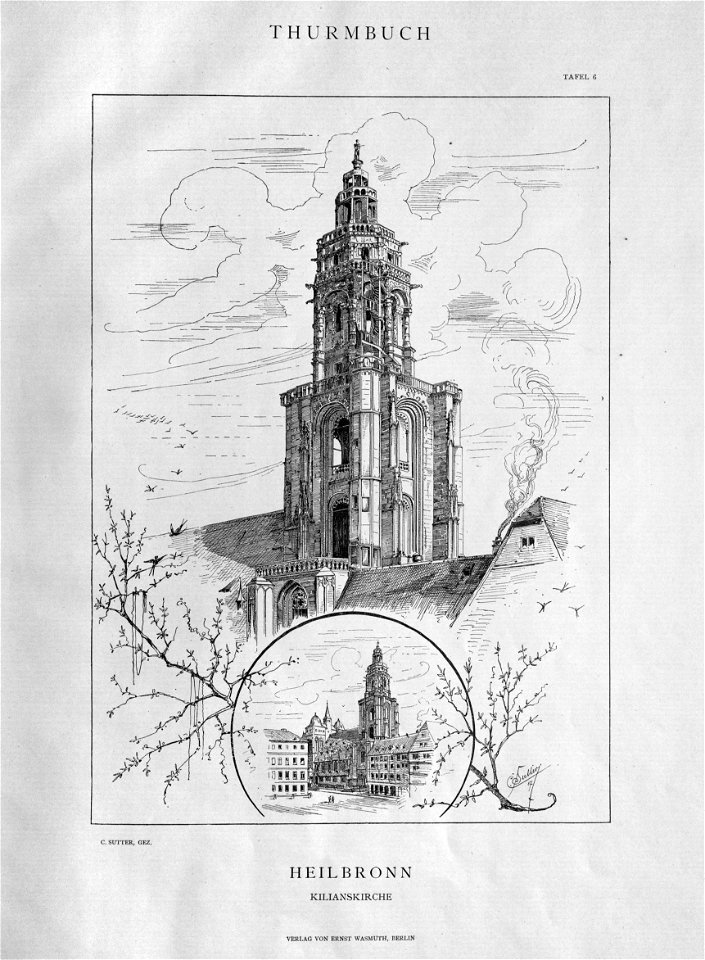 Thurmbuch Tafel 006 Heilbronn Kilianskirche
