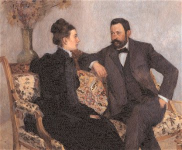 Thorma Antal Berki and his Wife 1902