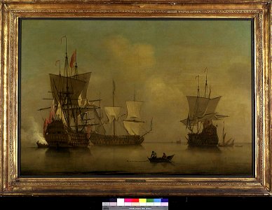 Three English Flagships Becalmed RMG BHC1008