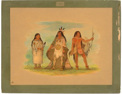 Three Minatarree Indians C16940