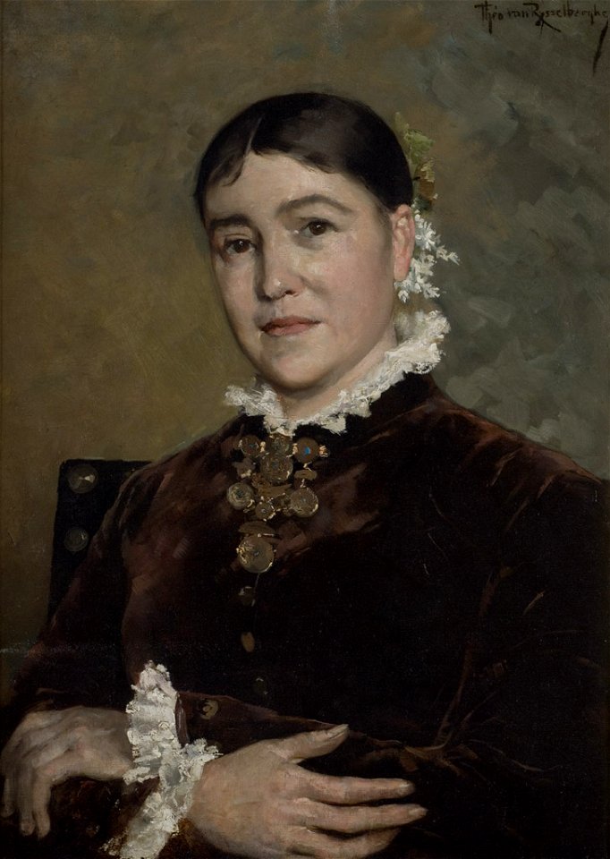 Théo van Rysselberghe Portrait de femme. Bordeaux, musée des Beaux-Arts