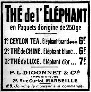 Thé de l'Eléphant No 3908 Cover inside