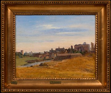 Thorald Læssøe - View from the Outskirts of Rome - NM 7439 - Nationalmuseum