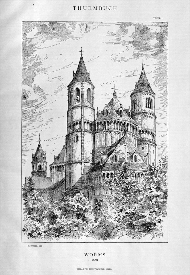 Thurmbuch Tafel 001 Worms Dom