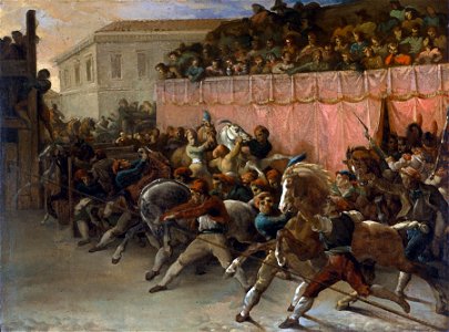 Théodore Géricault - Riderless Racers at Rome - Walters 37189FXD