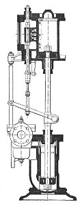 Thwaite boiler feedwater pump (Rankin Kennedy, Modern Engines, Vol IV). Free illustration for personal and commercial use.