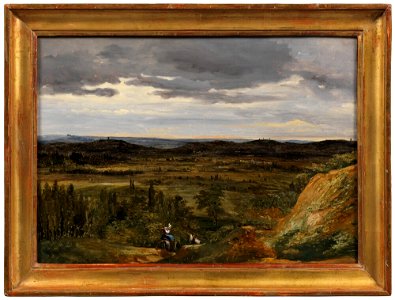 Théodore Rousseau - Landscape by The River Mosel - NM 7540 - Nationalmuseum