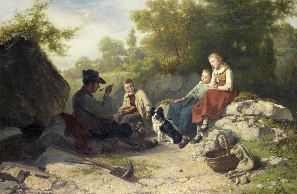Théodore Gérard The midday break