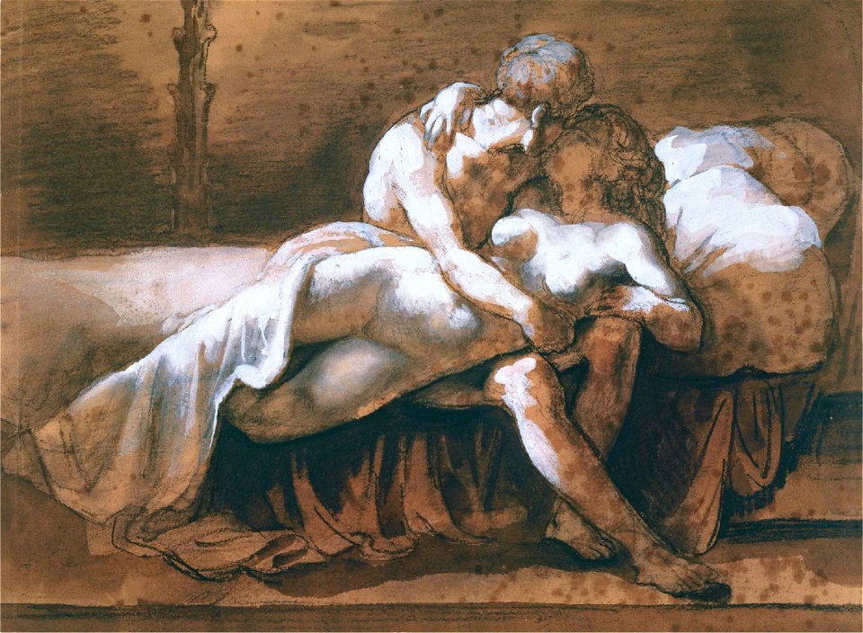 Théodore Géricault - El beso