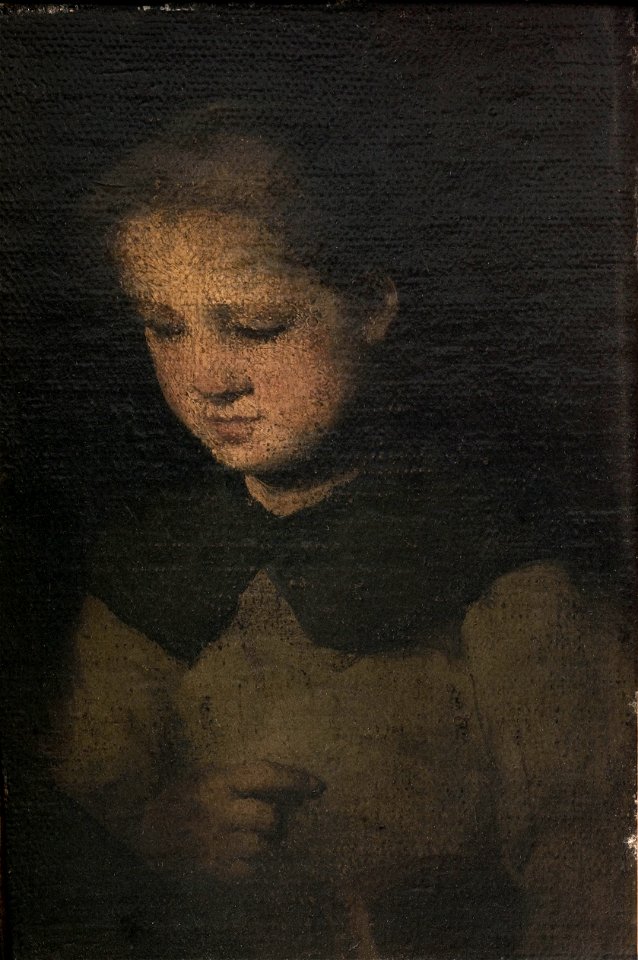 Théodule-Augustin Ribot - La fillette en gris - PPP632 - Musée des Beaux-Arts de la ville de Paris