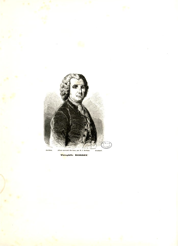 Théophile Bordeu (portrait) - Fonds Ancely - B315556101 A BERTHIER 010