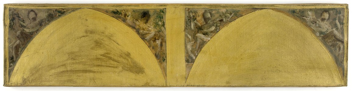 Théobald Chartran - Esquisse pour le salon des Arts de l'Hôtel de Ville de Paris , Figures portant des banderoles - PPP3923 - Musée des Beaux-Arts de la ville de Paris