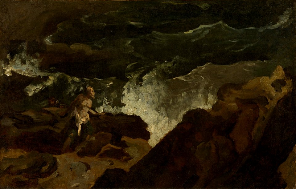 Théodore Géricault - Shipwrecked on a Beach (The Tempest) - 1966.89 - Yale University Art Gallery