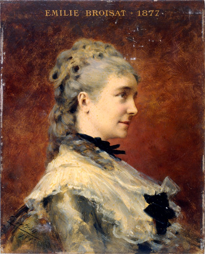 Théobald Chartran - Portrait d'Émilie Broisat (1848-1929), sociétaire de la Comédie-Française, en costume de scène - P1120 - Musée Carnavalet