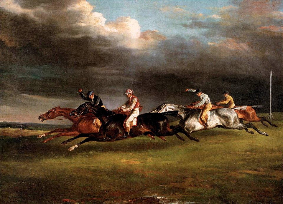 Théodore Géricault - The Epsom Derby - WGA08637